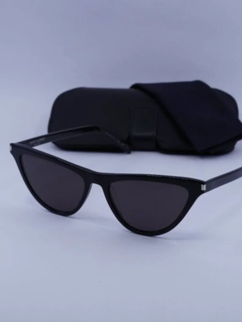 Saint Laurent SL550 SLIM 001 Cat Eye Sunglasses - Black
